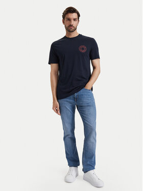 HUGO HUGO Тишърт Nemodo 50572303 Тъмносин Regular Fit