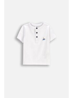Coccodrillo Coccodrillo T-Shirt WC6143204NBN-001 Biały Regular Fit