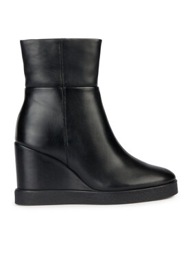 Geox Geox Botine D Elidea Wedge D36VQB 00043 C9999 Negru