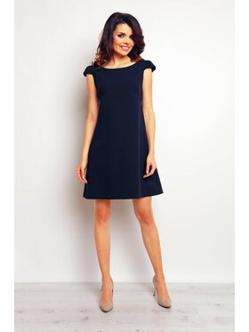 Infinite You Infinite You Sukienka letnia M093 Granatowy Basic Fit