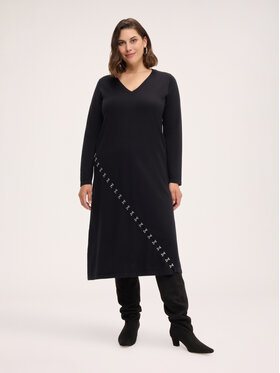 Fiorella Rubino Fiorella Rubino Sukienka koktajlowa 7602L001265N033 Czarny Regular Fit