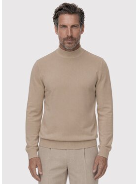 Pako Lorente Pako Lorente Sweter P26WN-2X-009 Beżowy Regular Fit