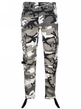 Brandit Brandit Spodnie materiałowe 1016.15 Szary Slim Fit
