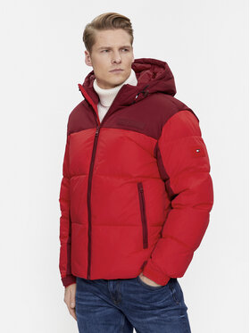 Tommy Hilfiger Tommy Hilfiger Winterjacke New York MW0MW32771 Rot Regular Fit
