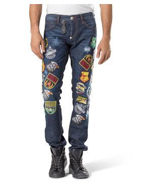 PHILIPP PLEIN PHILIPP PLEIN Jeans 30755 Blu Straight Fit
