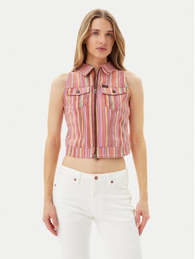 Wrangler Wrangler Vestă elegantă 112362848 Roz Slim Fit