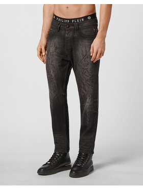 PHILIPP PLEIN PHILIPP PLEIN Džínsy 4979 Čierna Slim Fit