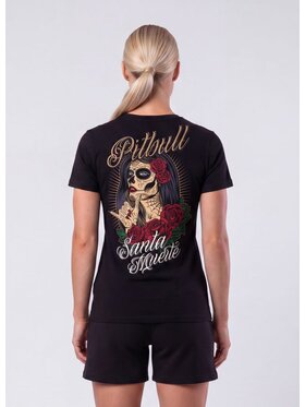 PITBULL PITBULL T-Shirt SANTA MUERTE Czarny Regular Fit