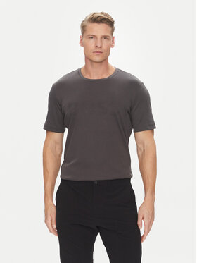 BOSS BOSS Футболка Logo Future 50543796 Сірий Regular Fit