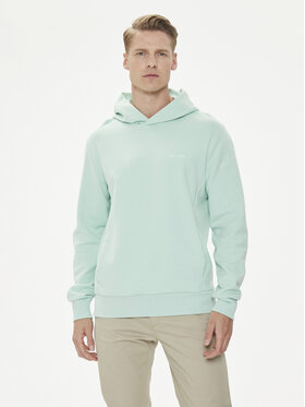 Calvin Klein Calvin Klein Mikina Micro Logo K10K109927 Zelená Regular Fit