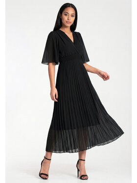 FIGL FIGL Večerné šaty M1294 Čierna Feminine Fit