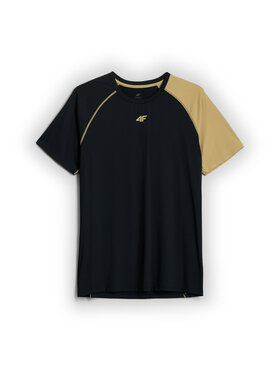 4F 4F Koszulka techniczna GOLDEN WARRIOR Czarny Regular Fit