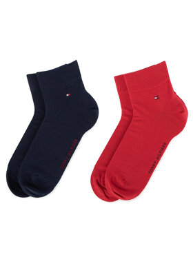 Tommy Hilfiger Tommy Hilfiger Σετ κοντές κάλτσες ανδρικές 2 τεμαχίων 342025001 Σκούρο μπλε