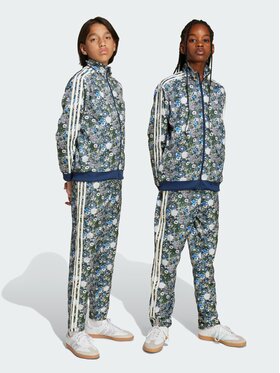 adidas adidas Spodnie materiałowe Liberty London Firebird Granatowy Regular Fit