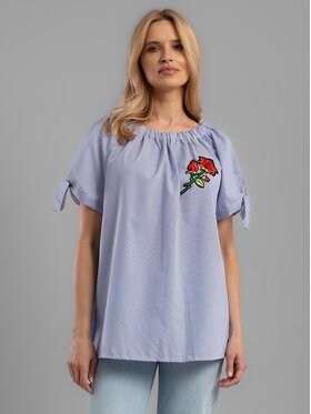 Perso Perso Blúzka CHCE710033F Modrá Regular Fit