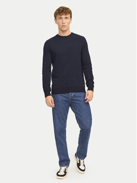 Jack&Jones Džemper Globe 12258139 Tamnoplava Regular Fit