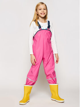 Playshoes Playshoes Spodnie przeciwdeszczowe 405424 D Różowy Regular Fit