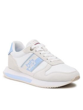 Tommy Hilfiger Tommy Hilfiger Сникърси Runner With Th Webbing FW0FW06948 Бял