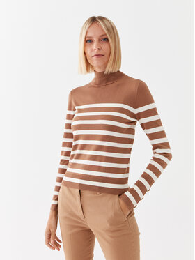 Marella Marella Golf Duse 2333660237200 Brązowy Regular Fit
