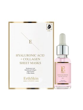 Erthskin London Erthskin London Olejek Rose Blossom + Maska HA Collagen Serum