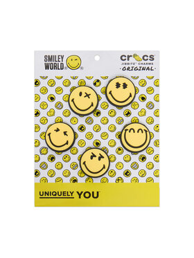 Crocs Crocs Ukras za obuću Smileyworld 5Pck 10015113 Šarena