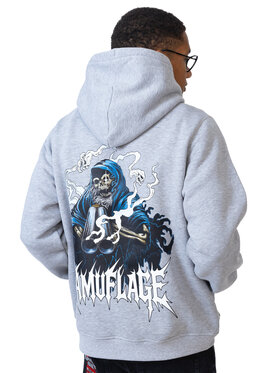 Kamuflage Kamuflage Bluza Skully Szary Oversize