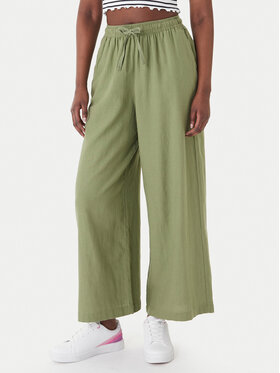 Roxy Roxy Παντελόνι υφασμάτινο Lekeitio Break ERJNP03545 Πράσινο Wide Leg