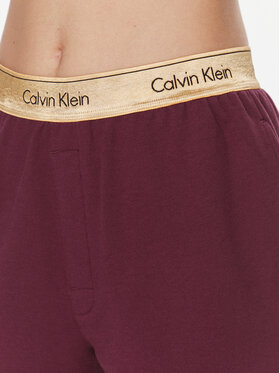 Calvin Klein Underwear Spodnji Del Pižame 000QS7045E Bordo Rdeča Regular Fit