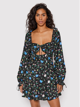 For Love & Lemons For Love & Lemons Лятна рокля Lexy CD2606 Черен Regular Fit
