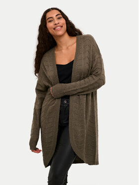 Kaffe Kaffe Kardigán Kaemria 10506359 Khaki Regular Fit
