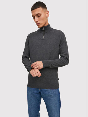 Jack&Jones Jack&Jones Pullover Emil 12189339 Grau Regular Fit