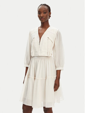 PINKO PINKO Ежедневна рокля Frank 105251 A2MI Екрю Regular Fit