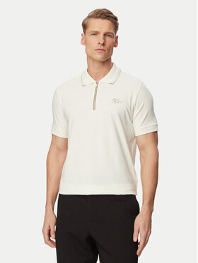 KARL LAGERFELD KARL LAGERFELD Polokošile 745021 562221 Krémová Regular Fit