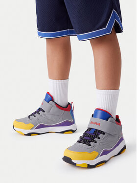 SHAQ SHAQ Buty do koszykówki SHAQNOTIZE AQ95000Y-ZZ Szary jasny