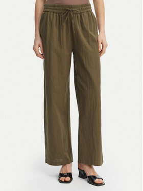 ONLY ONLY Pantaloni din material Tizana 15319090 Verde Regular Fit