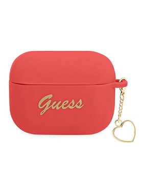 Guess Guess Etui na słuchawki AirPods Pro Czerwony