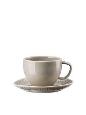 Rosenthal Rosenthal Filiżanka ze spodkiem Junto Pearl Grey Beżowy