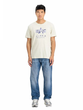 Alpha Industries Alpha Industries T-Shirt AI.146506-300 Bílá Regular Fit