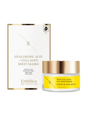 Erthskin London Erthskin London Kolagenowy SPF 50 + Maska HA & Kolagen Krem na dzień