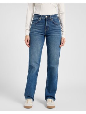 Lee Lee Jeansy RIDER CLASSIC Niebieski Straight Leg