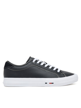 Tommy Hilfiger Tommy Hilfiger Гуменки Th Hi Vulc Street Stitch FM0FM05645 Черен