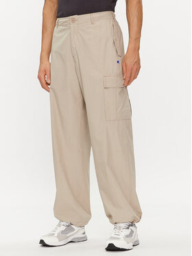 Champion Champion Pantaloni din material 220015 Bej Custom Fit