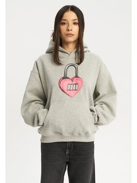 2005 2005 Bluza Charm Szary Oversize