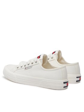 Tommy Jeans Tenis Superge EM0EM01365 Bela