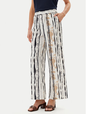 JDY Штани з тканини Troya 15339132 Білий Wide Leg