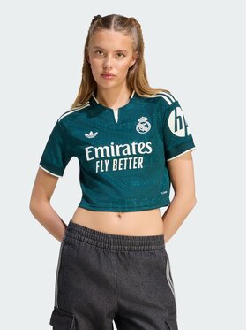 adidas adidas Koszulka techniczna 171563 Zielony Regular Fit