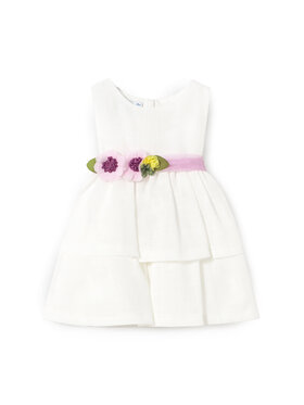 Mayoral Mayoral Elegantes Kleid 1911 Weiß Regular Fit