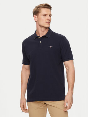 Gant Gant Polo Shield 2210 Granatowy Regular Fit