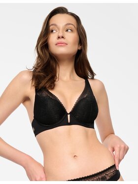 Esotiq Esotiq Biustonosz push-up 39481 Czarny