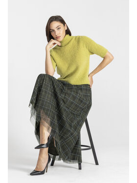 Deni Cler Milano Deni Cler Milano Spódnica midi W-DC-7062-E5-M5-46-1 Czarny A-Line Fit